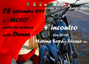 4° MOTORADUNO "IN MOTO CONTRO LA VIOLENZA SULLE DONNE" @ Marina Serra  - Tricase - Lecce
