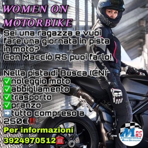 WOMEN ON MOTORBIKE